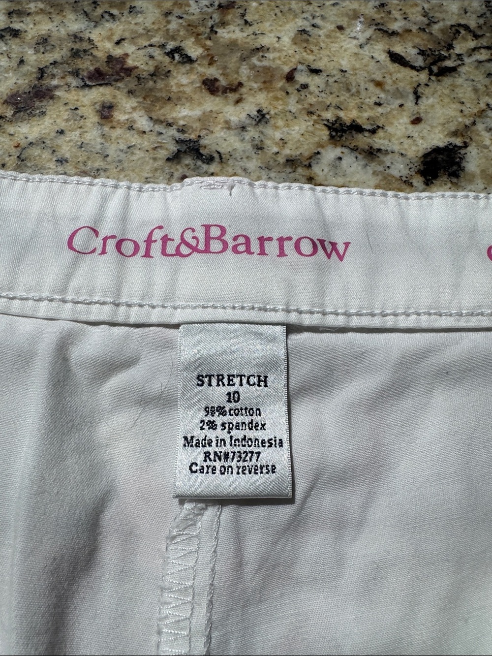 croft & barrow Pink & Orange Paisley Floral Skort - Picture 3 of 5